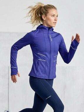 Brooks Running Womens Purple & Black Running Jacket